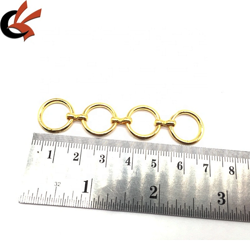 Bikini Connector Accessories Design Rhinestone Decorating Tools Circle Metal Shoe Swimwear Buckle