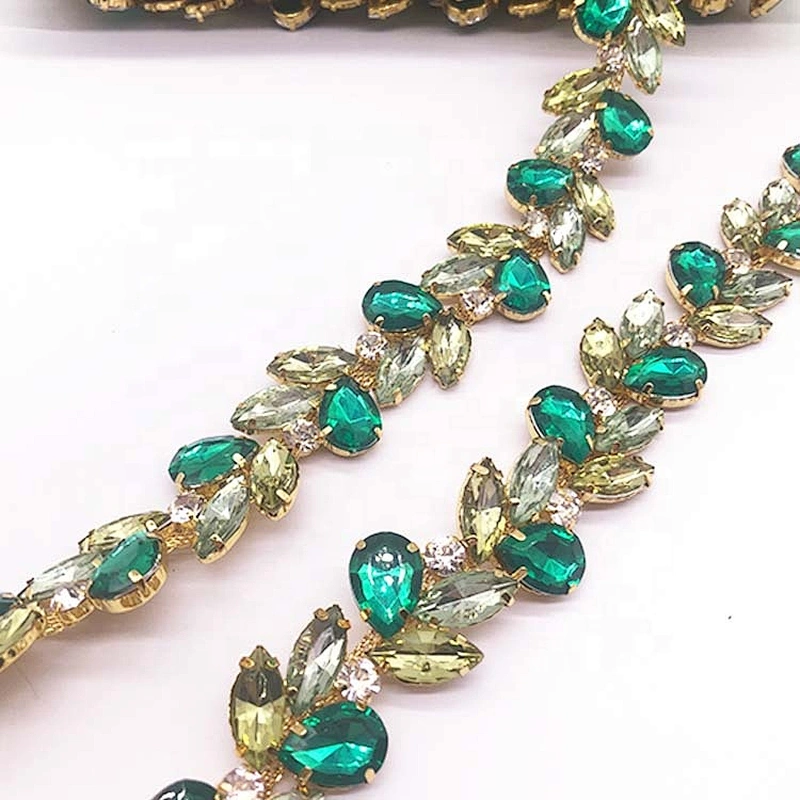 rhinestone trim by the yard wholesale bridal trim bridal belt sew on rhinestone  applique