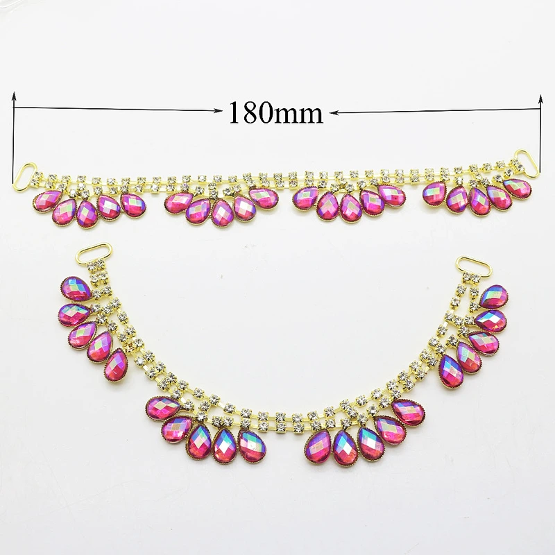 2020 fashion Crystal Rhinestone Bikini Swimwear Connectors/ Buckle For Swimwear