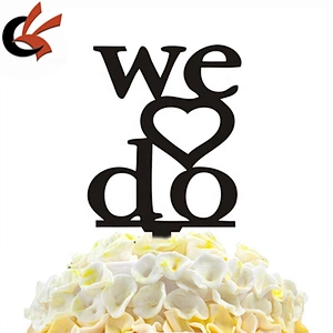 Wholesale Wedding Decoration Acrylic Cake Toppers