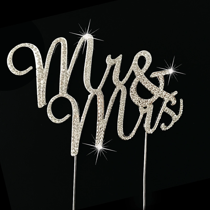 Party & Holiday Supplies mr and mrs wedding cake topper for birthday cake decoration