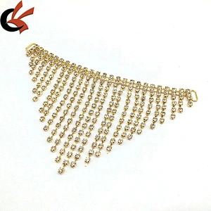 Hot sale Diamante Rhinestone Haunch Chain Pendant Bikini Connector For Swimwear Pageant Stage