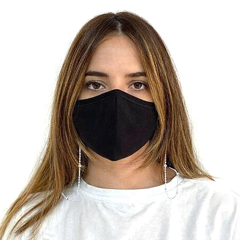 Fashion Metal Glass Lanyard Face Masking Lanyard