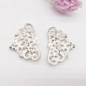 Wedding Factory Supply Crystal Rhinestone Sliders Pearl Buckles For Invitation Card Accessories