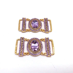 Shining diamante Bikini Swimwear Buckle  Rhinestone bikini Connector