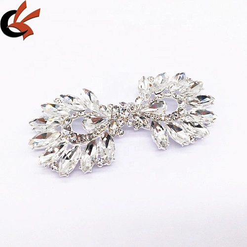 2020 Customize Design New Fashion Crystal Rhinestone Pair Clasp Jewelry Belt Buckle