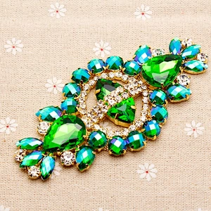 Jewelry crystal rhinestone embellishments wedding garment accessory rhinestone applique trimming