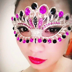 Masquerade Mask  Halloween Mask Metal silver Venetian party Mask