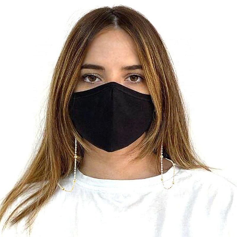 Fashion Metal Glass Lanyard Face Masking Lanyard