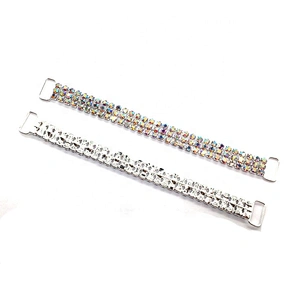 Rhinestone Flat Back AB Crystal Sew On Bikini Connectors For Swimsuit Body Shocking Show