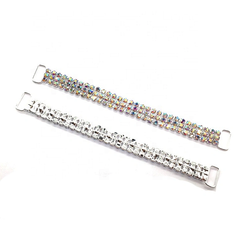 Rhinestone Flat Back AB Crystal Sew On Bikini Connectors For Swimsuit Body Shocking Show