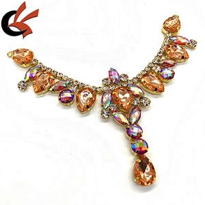 Decorative Rhinestone Crystal Chain Buckle for Garment Accessories