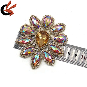 light topaz AB color resin crystal Carnival decoration rhinestone embellishment