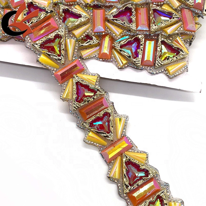 Wholesale Fashion styles Gems Iron on rhinestone trims