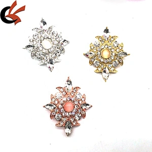 Vintage style wholesale price rhinestone buttons for women garments crystal opal rhinestone buttons
