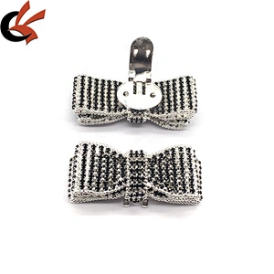 Custom shoes ornament decorated rhinestone shoe clip for women accessories
