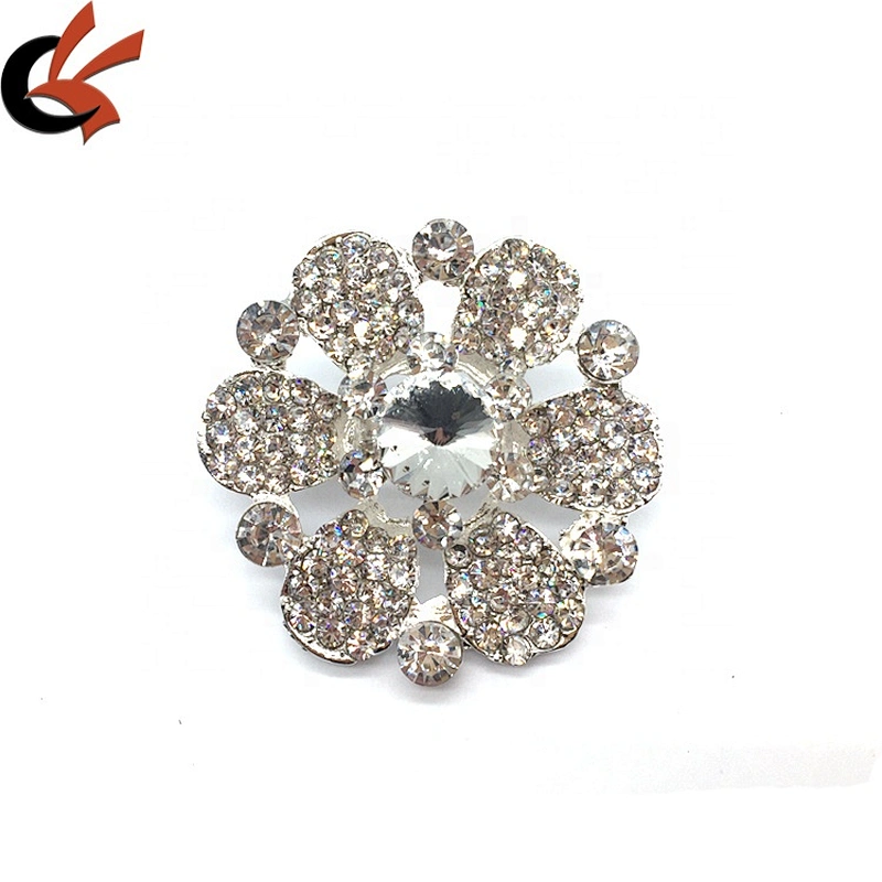 Rhinestones Lady Flower Brooch Pins for DIY Wedding Bouquets Kit
