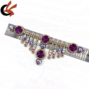 Fashion gold tone Rhinestone swimsuit/swimwear Chain Connector for bikini jewelry