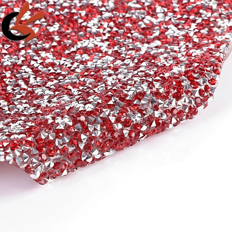 Crystals DIY Bling Iron On Diamante Transfers Sheet Hotfix Rhinestones Mesh