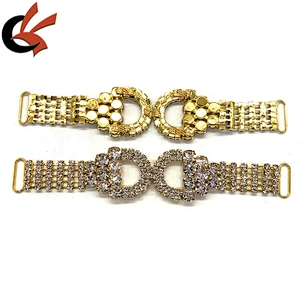 Gold Metal Chain Rhinestone Bikini Connector Girl Sexy Swimwear Accessories Wholesale