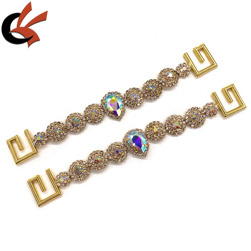 Gold Base Rhinestone connector Swimwear connector Bikini connector