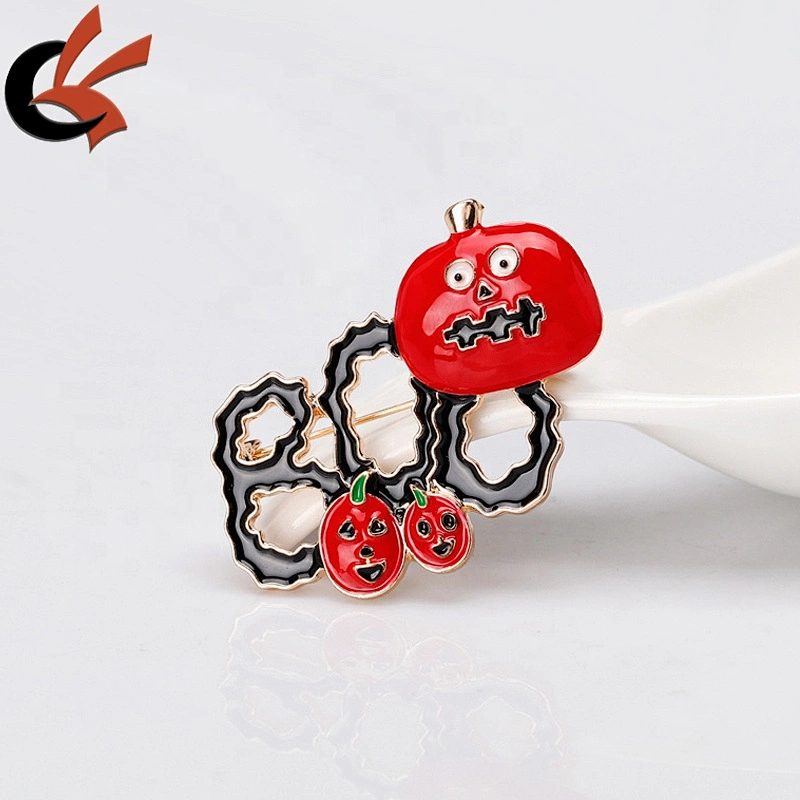 Fashion Halloween Gift Sweater Halloween Enamel Blame Boo Grimace Pumpkin Brooch Pins