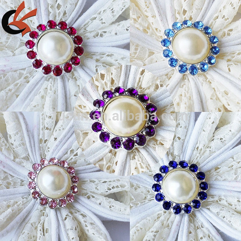 bridal embellishment flat back rhinestone pearl button