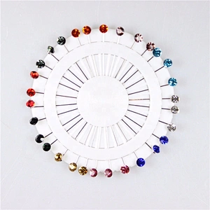 Customized Muslim Multi-Use Scarf Brooch Round Hijab Pin Pack of 30- Safety PIN in bulk