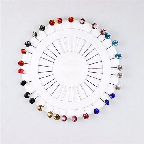 Customized Muslim Multi-Use Scarf Brooch Round Hijab Pin Pack of 30- Safety PIN in bulk