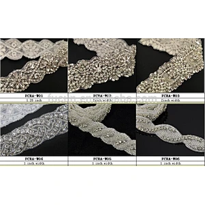 wedding cake crystal rhinestone chain trim