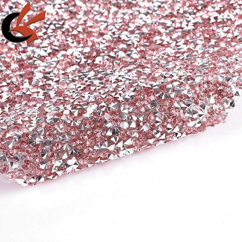 Iron On Transfer Hotfix Rhinestones Sheet Diamante Crystals Mesh