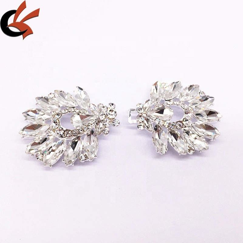 2020 Customize Design New Fashion Crystal Rhinestone Pair Clasp Jewelry Belt Buckle