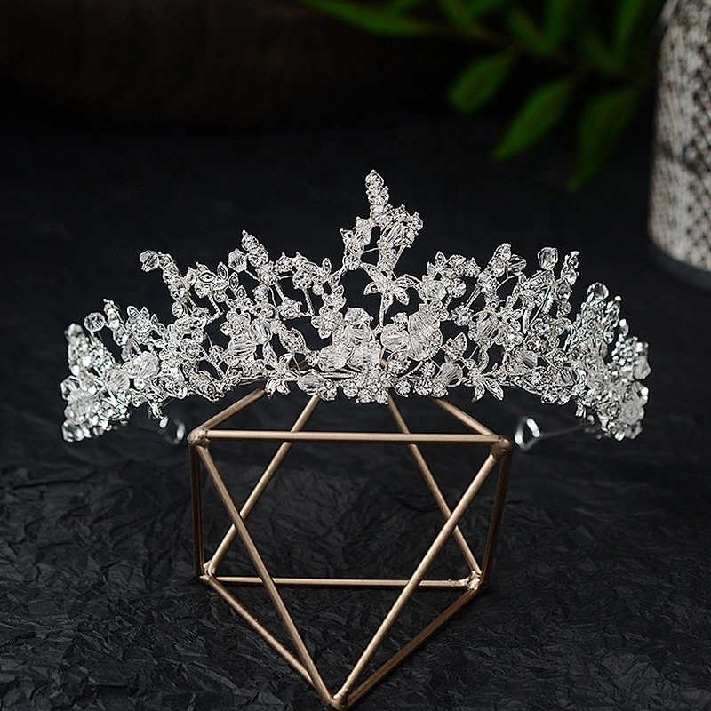 stunning vintage crystal rhinestone Bridal Tiara Crown headpiece