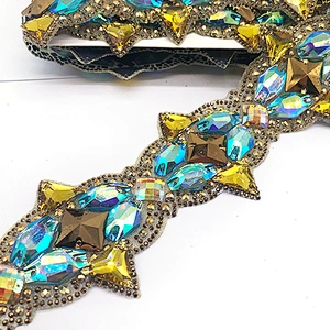 Wholesale Hot Fix Rhinestone trim Chain for Stage & Dance Wear accessories
