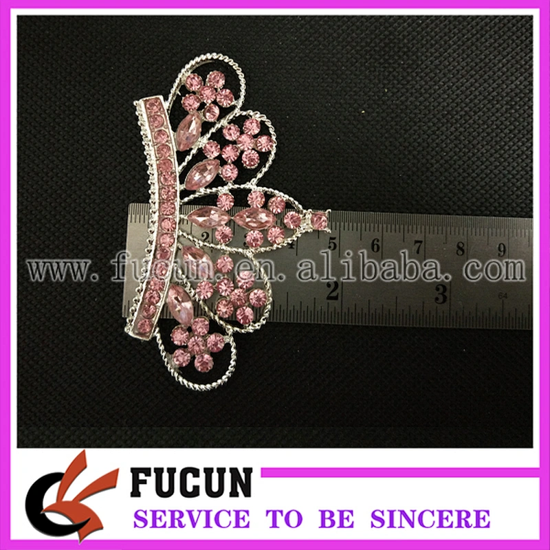wholesale 48*80cm flatback rhinestone crown embellishment rhinestone brooch