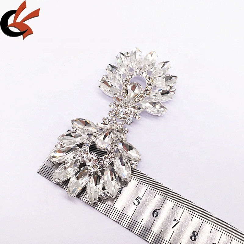 2020 Customize Design New Fashion Crystal Rhinestone Pair Clasp Jewelry Belt Buckle