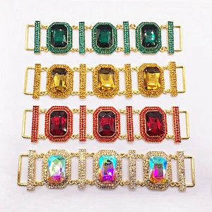 China Bikini Supplier 2020 hot sale design alloy metal red blue different color jewelry bikini connector wholesale