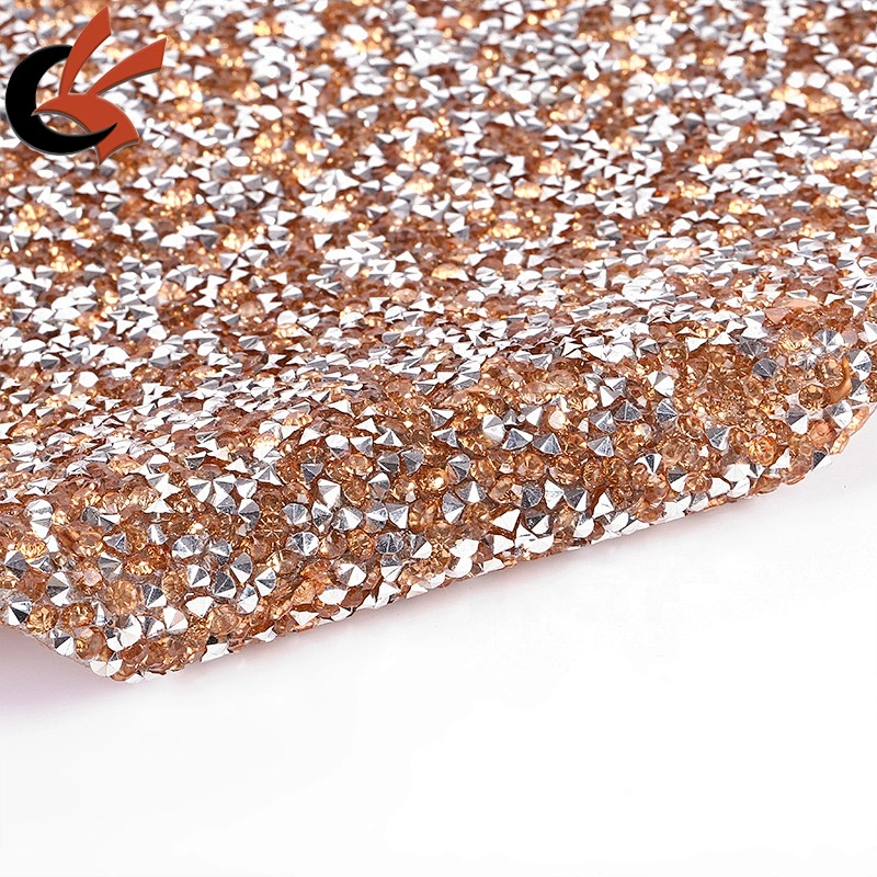 Iron On Transfer Hotfix Rhinestones Sheet Diamante Crystals Mesh