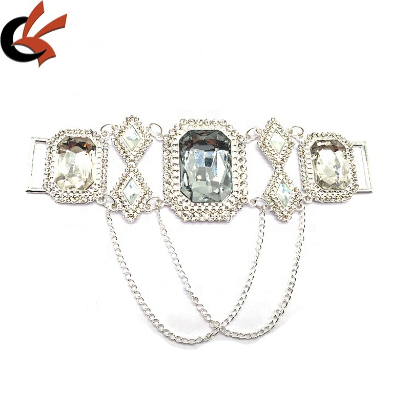 Wholesale Custom Jewelry Bikini Set Russians Style Pendant Rhinestone Charms Metal Bikini Connector For Swimsuit