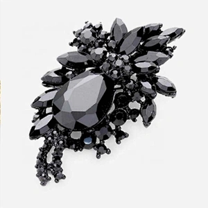 Fashion Jewelry Colourful Crystal Flower brooch Rhinestone Brooch for Women