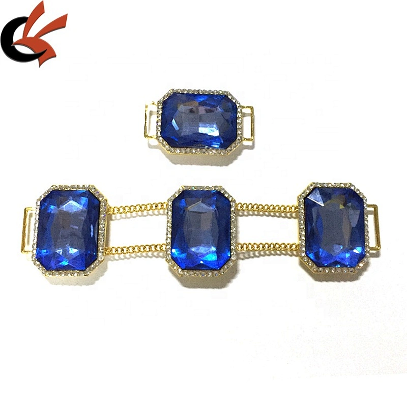 New Fashion Jewelry Metal Buckle Crystal Rhinestone Bikini Swimwear Connector For Bikini Suites