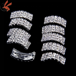Factory custom  cyrstal rhinestone garment accessories buckles