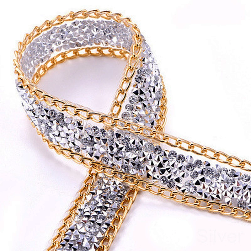 Bulk wholesale cheap factory Colorful hot fix rhinestone trim for bridal crystal sash Wedding belt