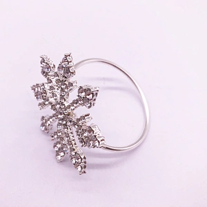 Sparkle diamond napkin rings for Christmas crafts decoration