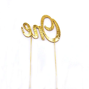One year old birthday party Rhinestone  Number cake accessories cake topper