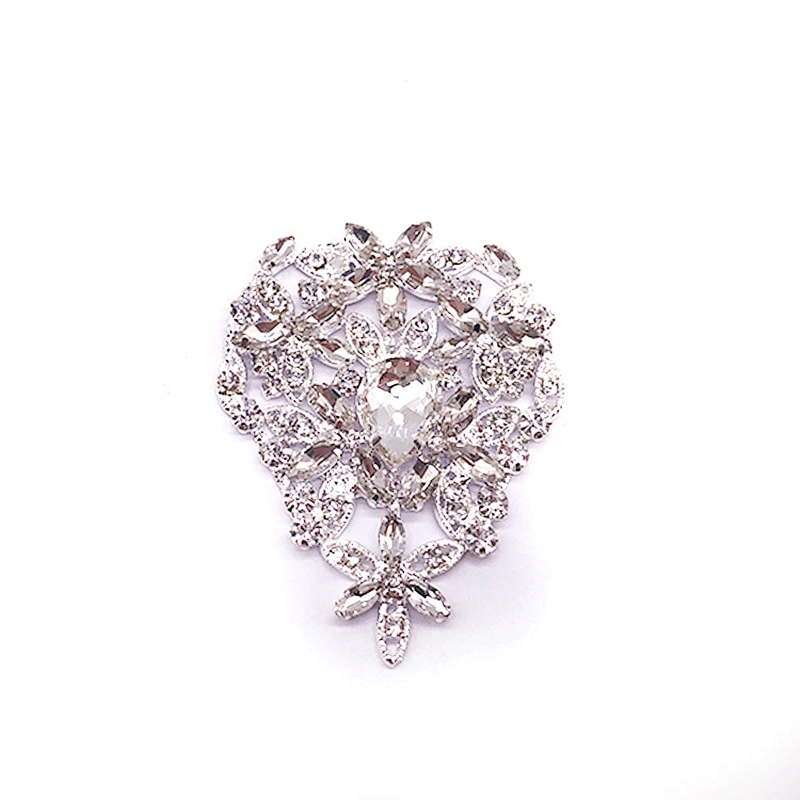 wedding rhinestone hijab pins brooch women