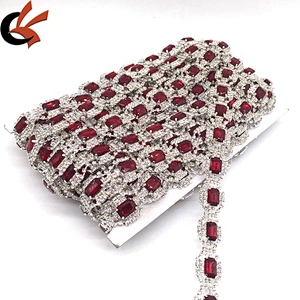 New Color Product 2021 Fashion Garment Decorative Rhinestone Crystal Banding Trimming