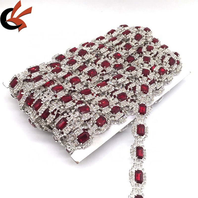 New Color Product 2021 Fashion Garment Decorative Rhinestone Crystal Banding Trimming