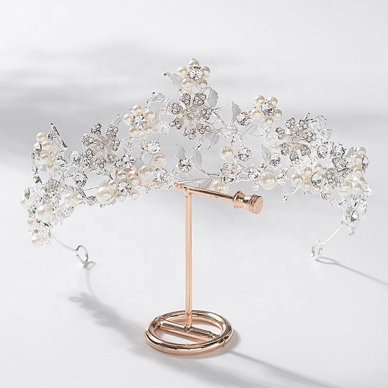 sparkly crystal rhinestone bridal tiara wedding hair crown