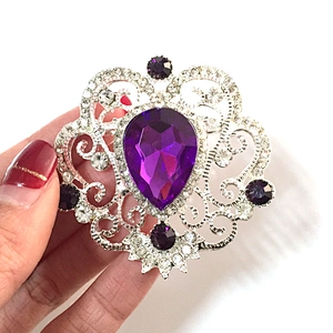 Vintage Style Rhinestone Decoration Crystal Brooch Pin For Women Party Dress Accessories
